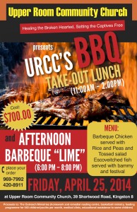 Upper Room BBQ is Here Again!!! @ Upper Room Community Church | Kingston | Saint Andrew Parish | Jamaica